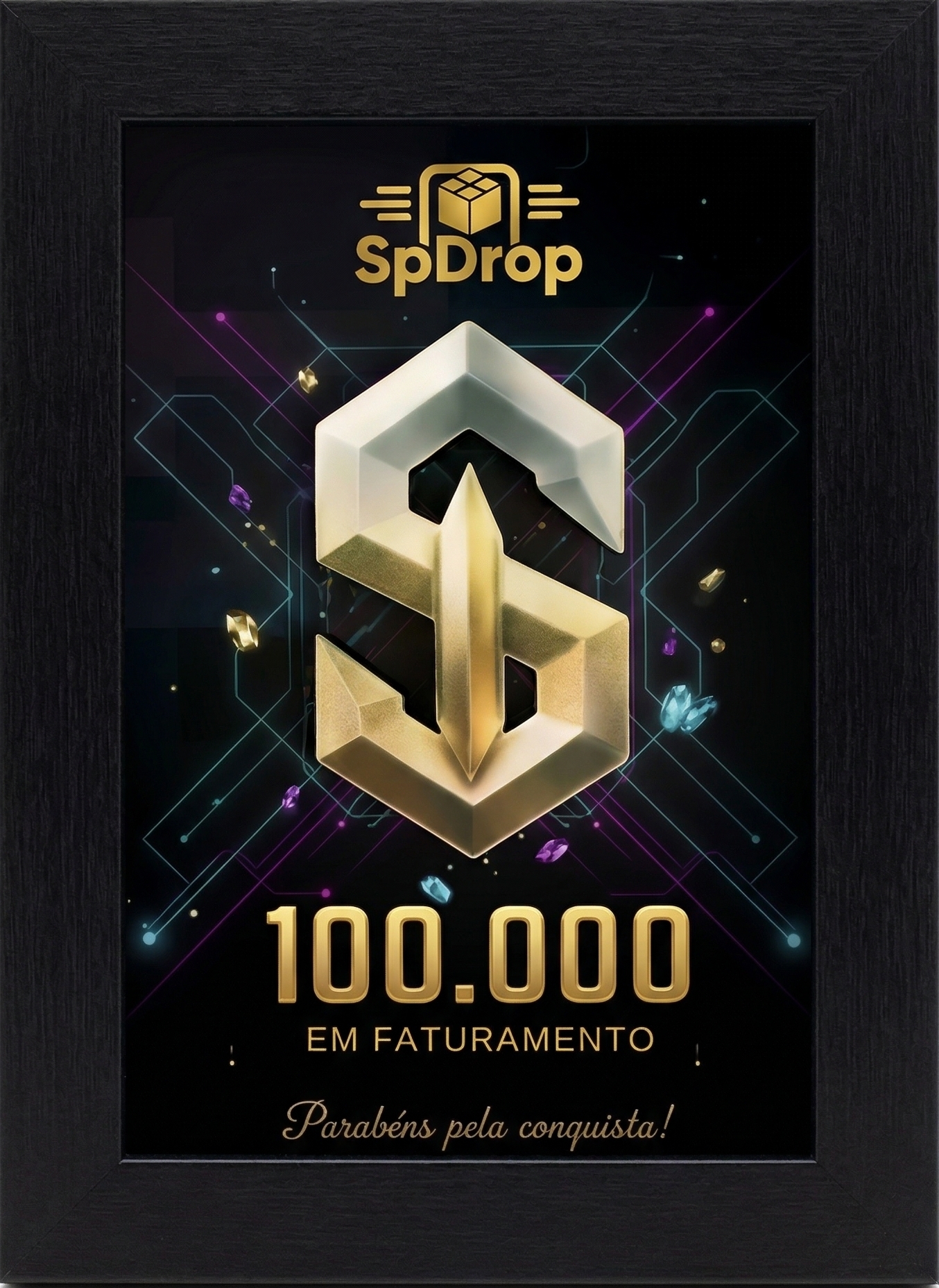 Placa 100 Mil